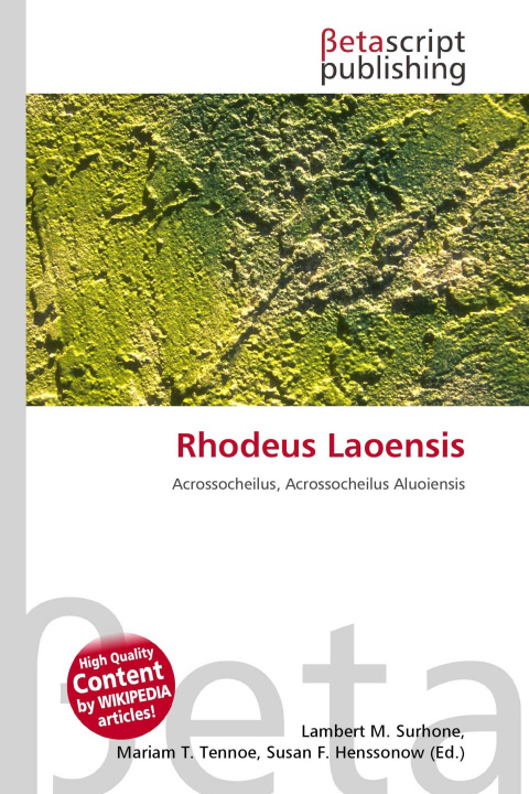 Kniha Rhodeus Laoensis Mariam T. Tennoe