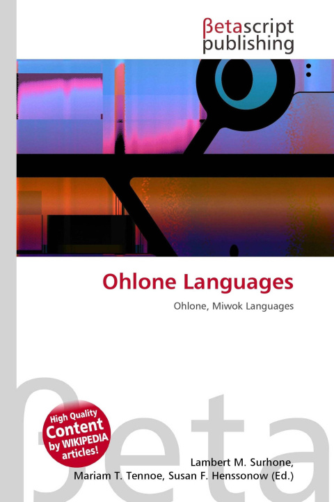 Kniha Ohlone Languages Mariam T. Tennoe