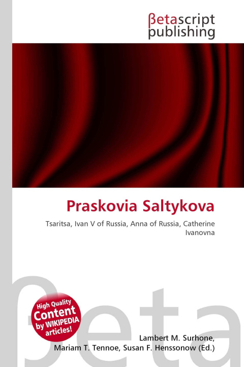 Knjiga Praskovia Saltykova Mariam T. Tennoe