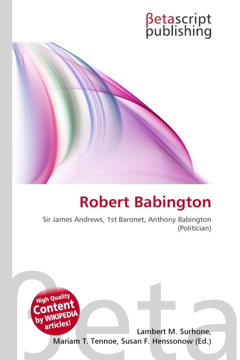 Kniha Robert Babington Mariam T. Tennoe