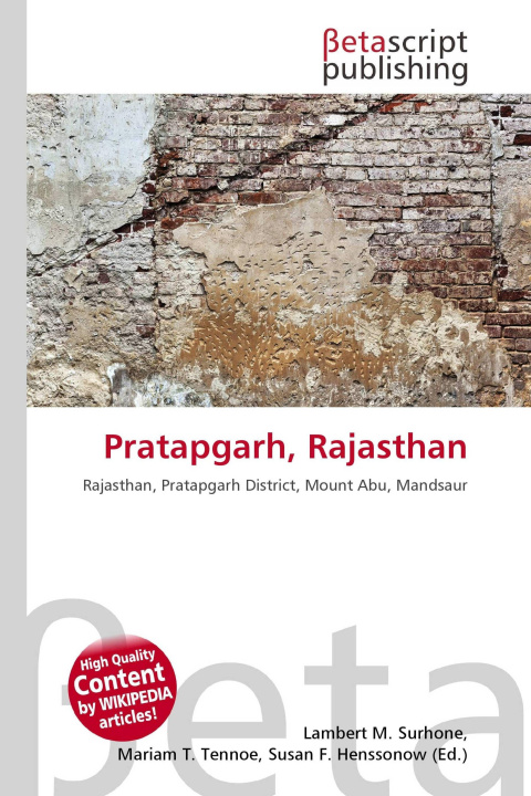 Kniha Pratapgarh, Rajasthan Mariam T. Tennoe