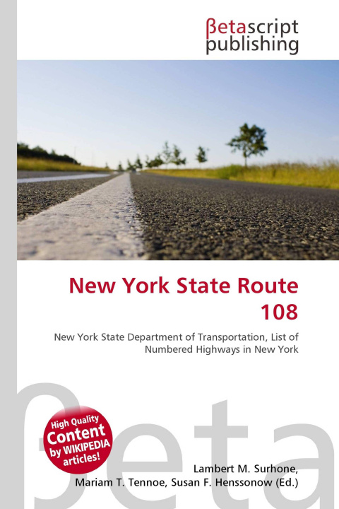 Kniha New York State Route 108 Mariam T. Tennoe