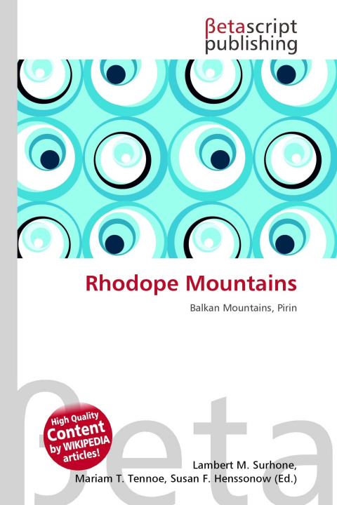 Kniha Rhodope Mountains Mariam T. Tennoe