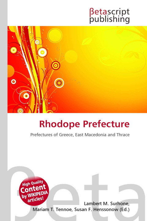 Kniha Rhodope Prefecture Mariam T. Tennoe