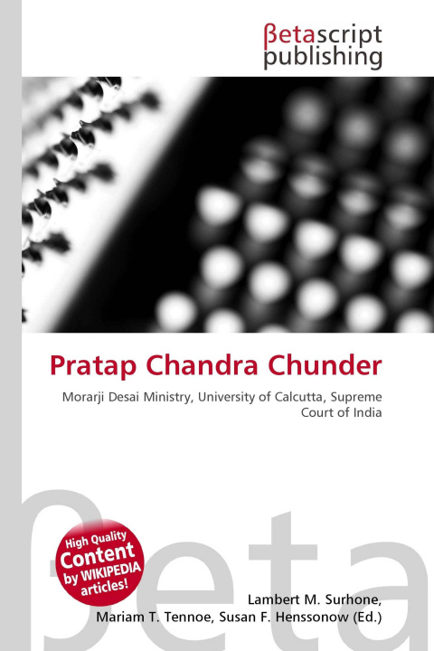 Kniha Pratap Chandra Chunder Mariam T. Tennoe