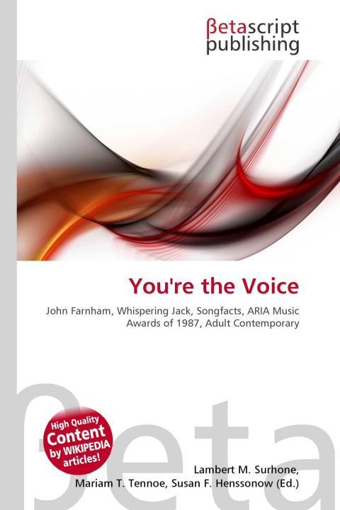 Knjiga You're the Voice Mariam T. Tennoe