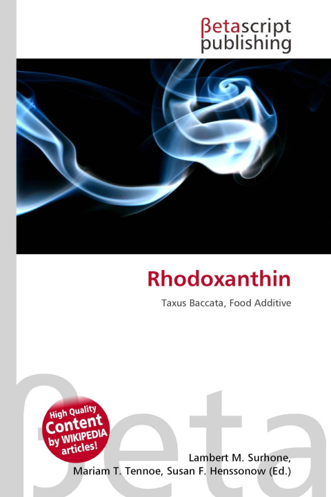 Kniha Rhodoxanthin Mariam T. Tennoe
