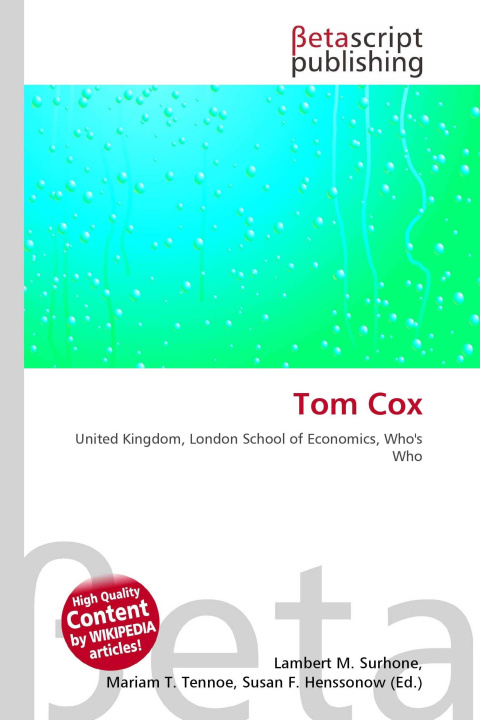 Kniha Tom Cox Mariam T. Tennoe