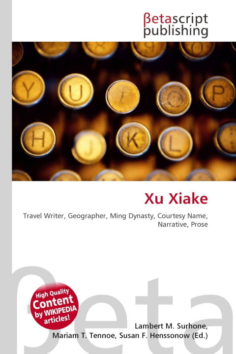 Kniha Xu Xiake Mariam T. Tennoe