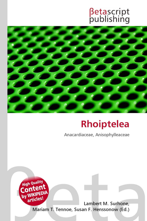Kniha Rhoiptelea Mariam T. Tennoe