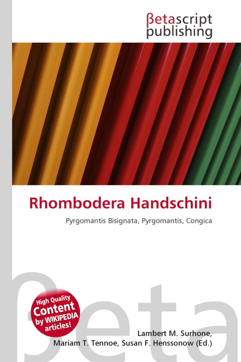 Kniha Rhombodera Handschini Mariam T. Tennoe