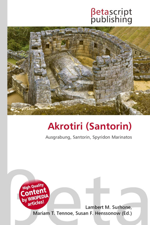 Kniha Akrotiri (Santorin) Mariam T. Tennoe