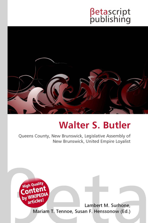 Könyv Walter S. Butler Mariam T. Tennoe