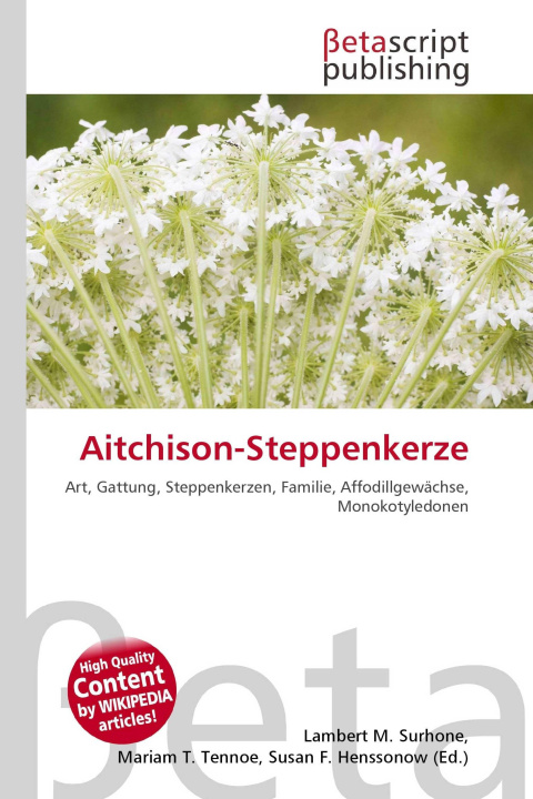 Kniha Aitchison-Steppenkerze Mariam T. Tennoe