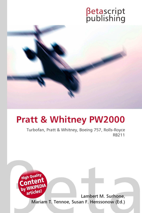 Kniha Pratt & Whitney PW2000 Mariam T. Tennoe