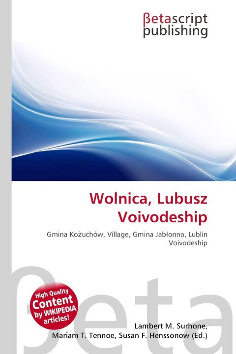 Kniha Wolnica, Lubusz Voivodeship Mariam T. Tennoe