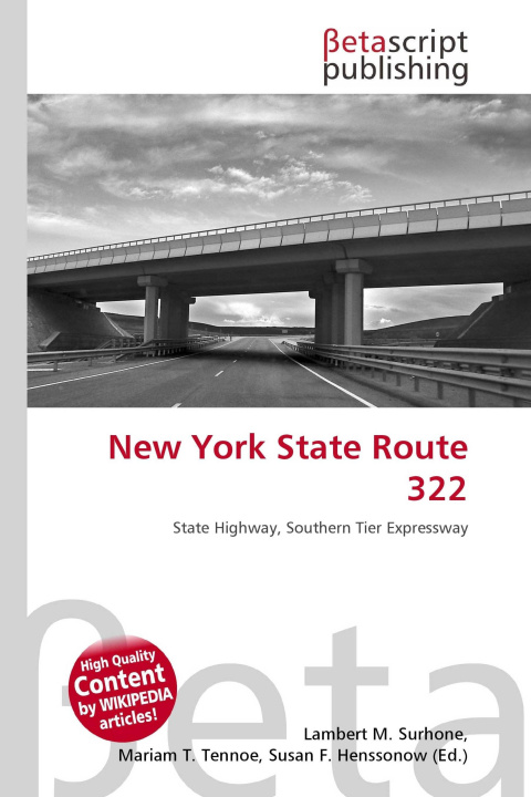 Kniha New York State Route 322 Mariam T. Tennoe