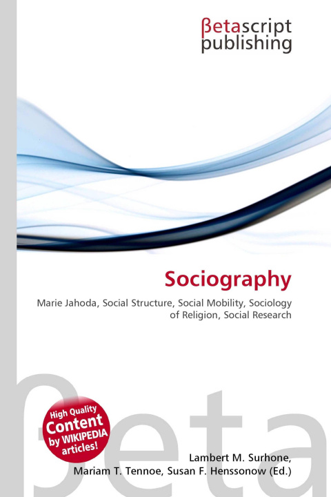 Kniha Sociography Mariam T. Tennoe