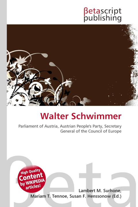 Kniha Walter Schwimmer Mariam T. Tennoe