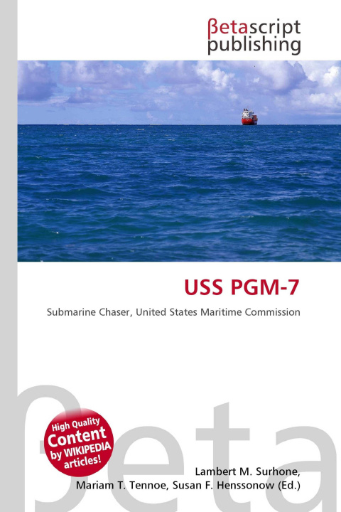 Knjiga USS PGM-7 Mariam T. Tennoe