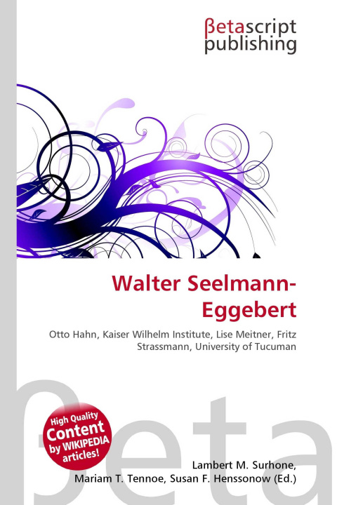 Kniha Walter Seelmann-Eggebert Mariam T. Tennoe