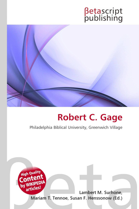 Kniha Robert C. Gage Mariam T. Tennoe
