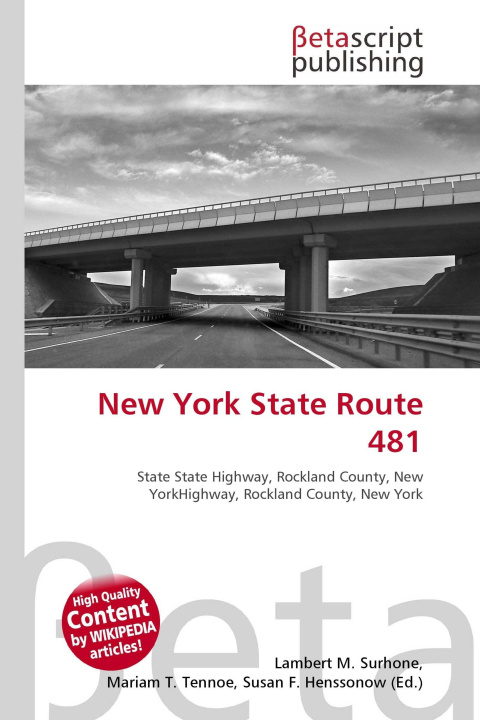 Kniha New York State Route 481 Mariam T. Tennoe