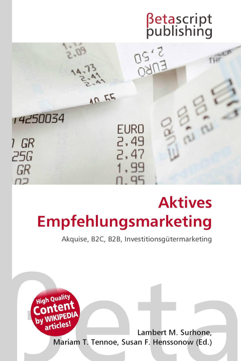 Kniha Aktives Empfehlungsmarketing Mariam T. Tennoe