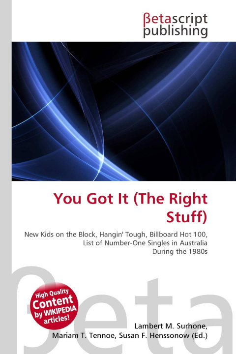 Kniha You Got It (The Right Stuff) Mariam T. Tennoe