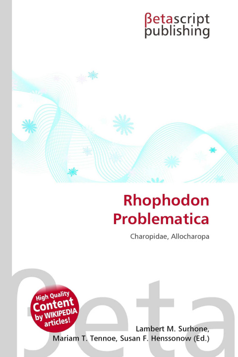 Knjiga Rhophodon Problematica Mariam T. Tennoe