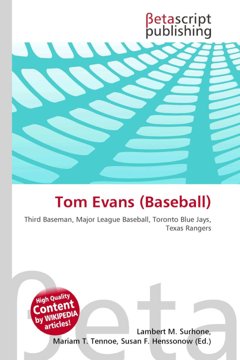 Kniha Tom Evans (Baseball) Mariam T. Tennoe