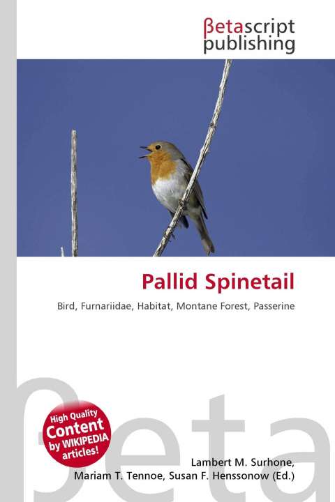 Kniha Pallid Spinetail Mariam T. Tennoe