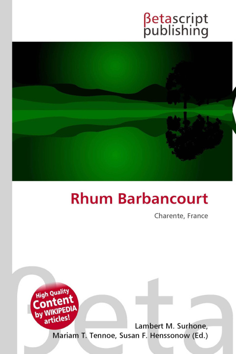 Kniha Rhum Barbancourt Mariam T. Tennoe