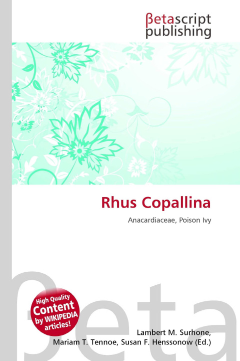 Kniha Rhus Copallina Mariam T. Tennoe