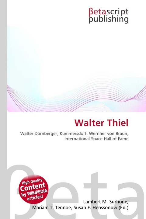 Kniha Walter Thiel Mariam T. Tennoe