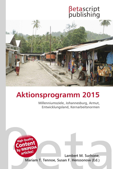 Könyv Aktionsprogramm 2015 Mariam T. Tennoe