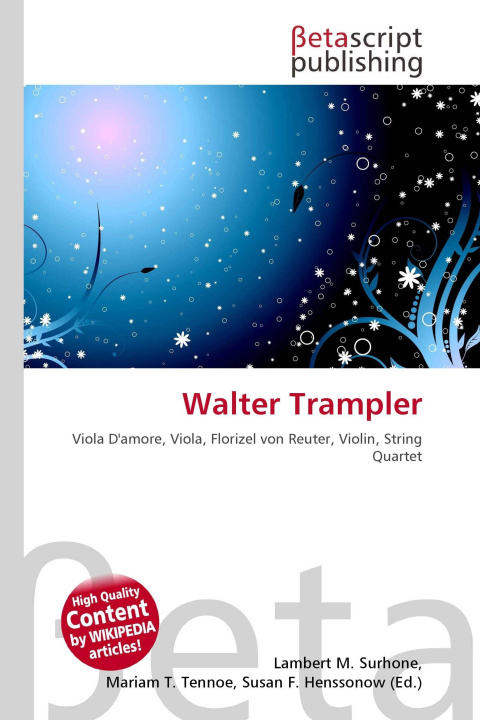 Kniha Walter Trampler Mariam T. Tennoe