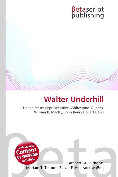 Knjiga Walter Underhill Mariam T. Tennoe