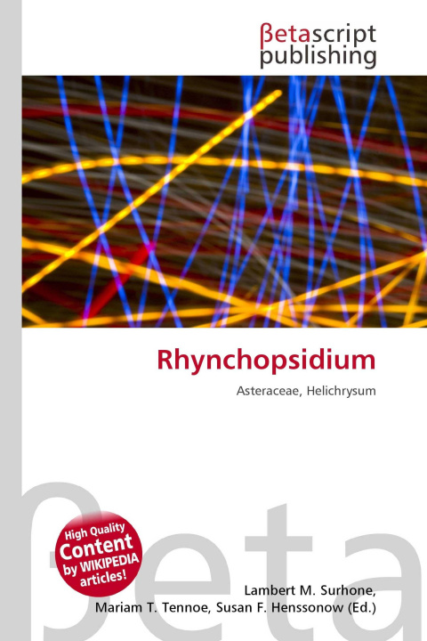 Kniha Rhynchopsidium Mariam T. Tennoe