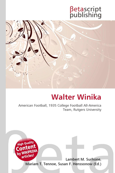 Kniha Walter Winika Mariam T. Tennoe