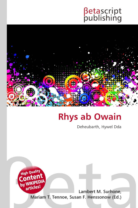 Kniha Rhys ab Owain Mariam T. Tennoe
