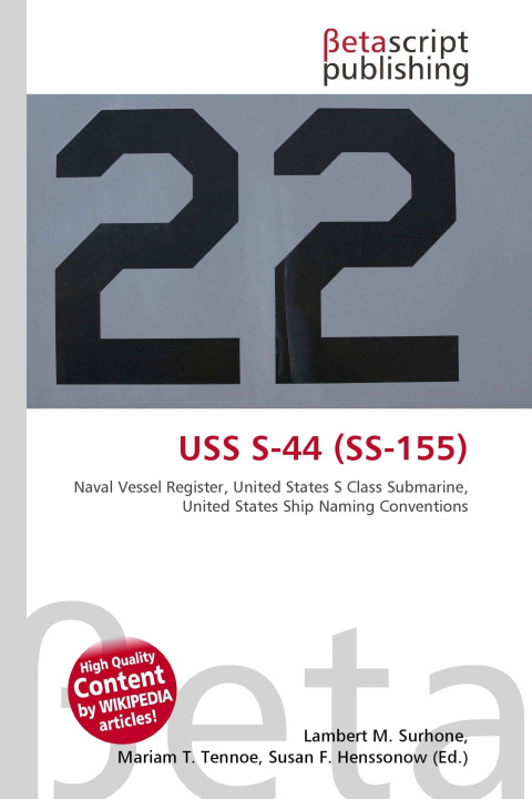 Kniha USS S-44 (SS-155) Mariam T. Tennoe