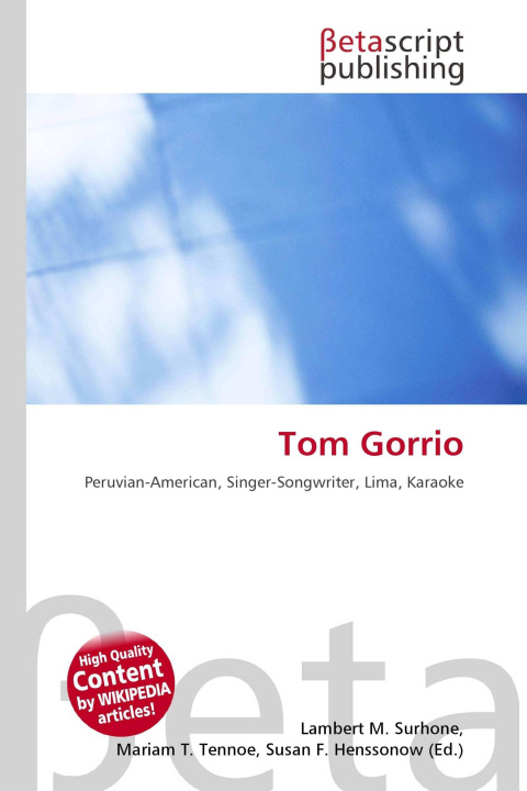 Kniha Tom Gorrio Mariam T. Tennoe