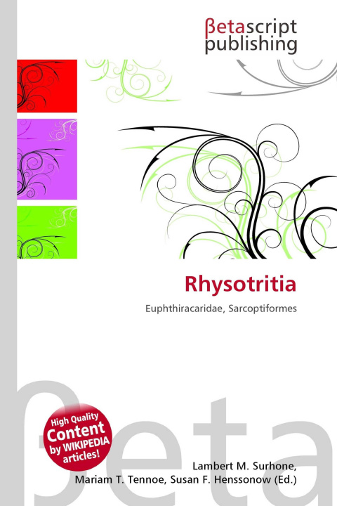 Kniha Rhysotritia Mariam T. Tennoe