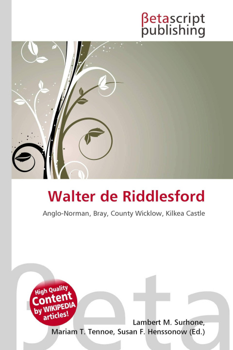 Kniha Walter de Riddlesford Mariam T. Tennoe