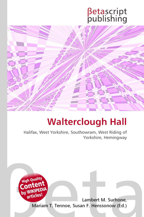 Kniha Walterclough Hall Mariam T. Tennoe