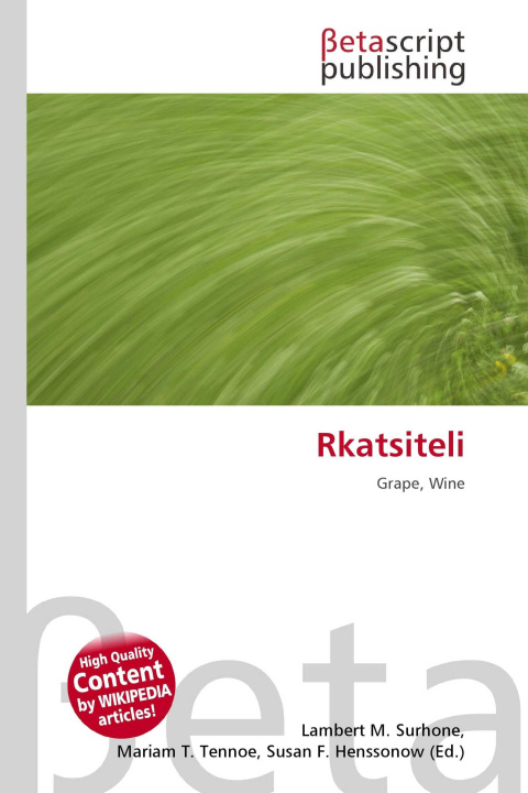 Kniha Rkatsiteli Mariam T. Tennoe