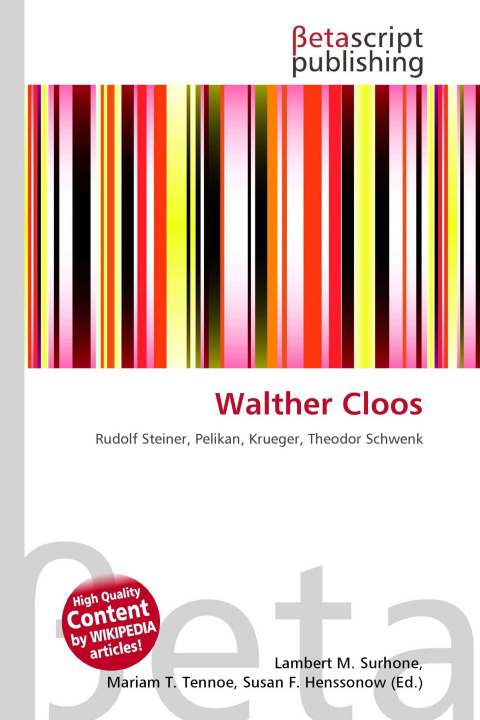 Kniha Walther Cloos Mariam T. Tennoe