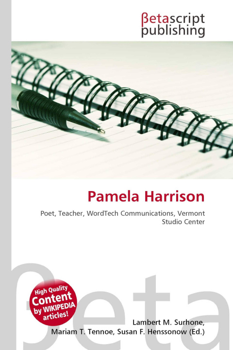 Kniha Pamela Harrison Mariam T. Tennoe