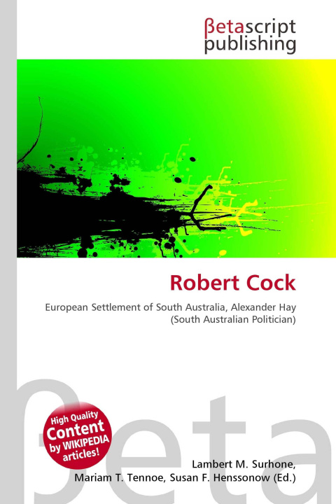 Kniha Robert Cock Mariam T. Tennoe